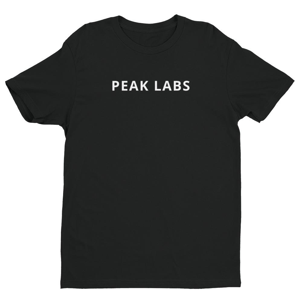 Short Sleeve T-shirt (Black) - PEAK LABS